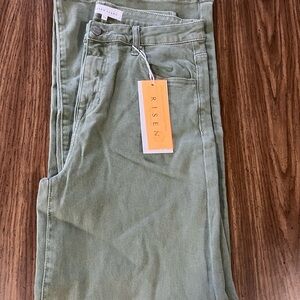 Risen Women's Olive Skinny Pants
